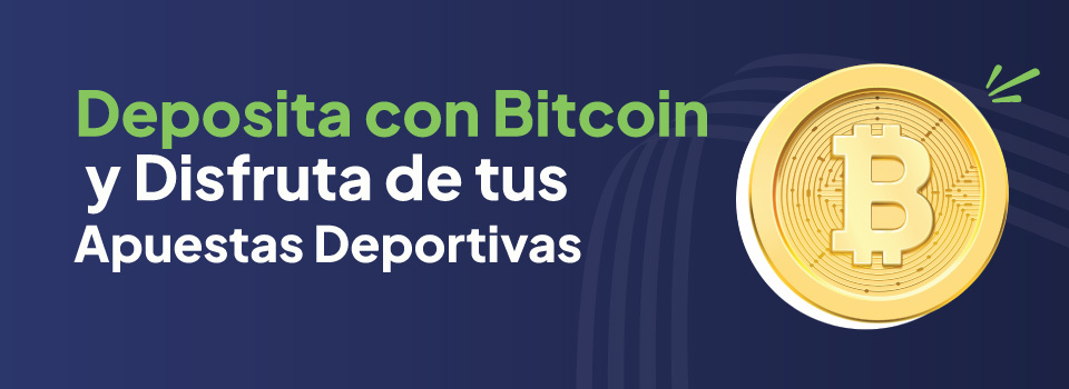 Una moneda de Bitcoin incentivando al uso de las criptomonedas en las casas de apuestas deportivas