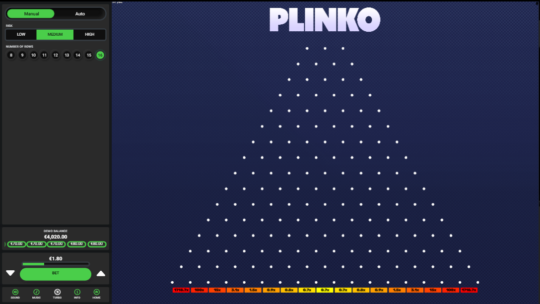 Mi experiencia jugando al Plinko